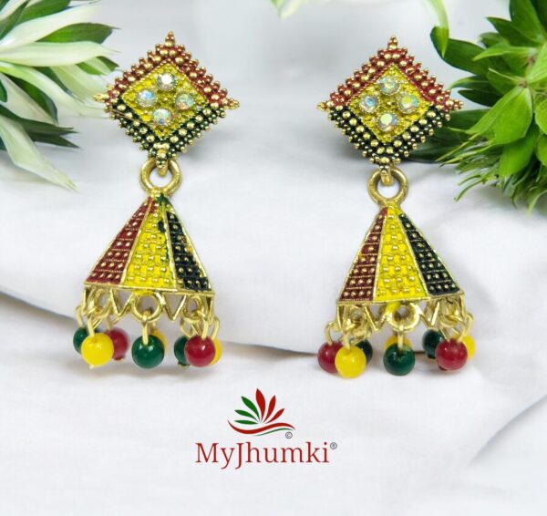 Oxidised Jhumka Earring For Women